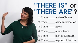 Confusing English Grammar “THERE IS” or “THERE ARE” [upl. by Naivat26]