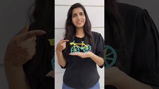 Cycle with 3D Pen  Making Bicycle yt shorts cycle craft diy ytshots MissAgrawal21kids [upl. by Hartwell]