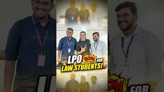 LPO Boom For Law Students ⚖🔥  Sidd Ahmed shorts ytshorts law lpo [upl. by Schnorr511]