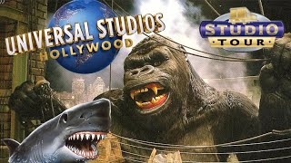 Universal Studios Hollywood California Studio Tram Tour King Kong 1995 [upl. by Tuinenga118]