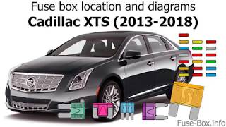 Fuse box location and diagrams Cadillac XTS 20132018 [upl. by Gosser963]