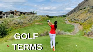 Important Golf Terms Explained [upl. by Hsaniva]