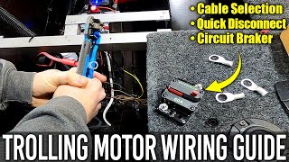 Trolling Motor Complete Wiring Guide [upl. by Dami]