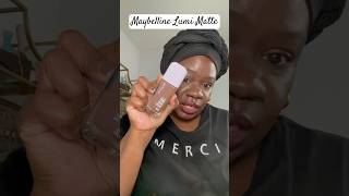 Maybelline Lumi Matte Foundation [upl. by Magocsi]