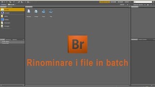 Bridge Rinominare i file in batch  Tutorial 7 [upl. by Suitangi]