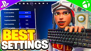 NEW Best Keyboard SETTINGS  Sensitivity In Chapter 6 Season 2 Fortnite Tutorial [upl. by Saleme]