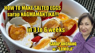 How to Make Salted Eggs Easily  Deliciously Oily in 3 to 6 weeks  filipinofood filipinorecipe [upl. by Marden]