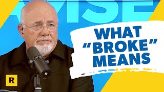 Dave Ramsey’s Definition of “Broke” [upl. by Roxane]