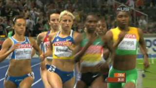 Semenya becomes world champion  from Universal Sports [upl. by Landrum186]