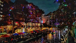 San Antonio River Walk Christmas [upl. by Moncear]