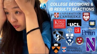 COLLEGE DECISIONS  IB RESULTS REACTION 2023 ivies t10s northwestern jhu uk cambridge hk intl [upl. by Chui200]