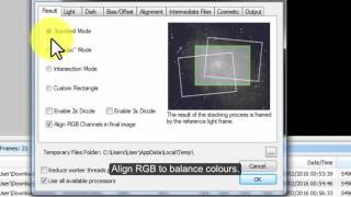 deep sky stacker basic tutorial [upl. by Anirpas237]