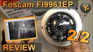 Installation amp Funktionen Foscam FI9961EP  Full HD Outdoor IPKamera mit Nachtsicht  microSD [upl. by Cortie780]