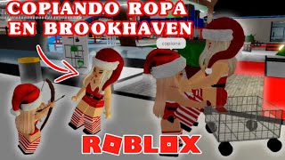 Copiando Oufits en Brookhaven  Roblox [upl. by Marpet]