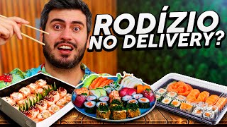 Rodízio Japonês Caro VS Barato Delivery [upl. by Narda]