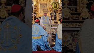 His Holiness Pope Peter III blessing  the Pontifical Mass wwwpalmarianchurchorg palmarianchurch [upl. by Aniale733]