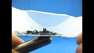 Synthesis of Aqueous Ferrofluid Glass Rod Variation [upl. by Dorrie]