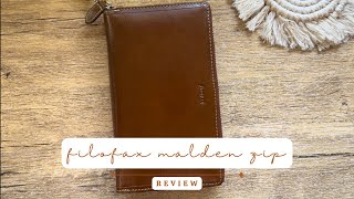 Filofax Malden Compact Zip Review [upl. by Yerg]