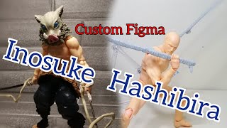 Custom Figma Inosuke Hashibira from Kimetsu no Yaiba  Demon Slayer [upl. by Ahsiri464]