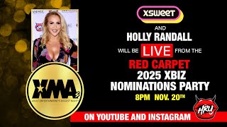 XSweet amp Holly Randall live from the red carpet for the 2025 XMA nominations party [upl. by Yelha794]