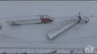 Huge Lake Effect Snow buries Erie PA to New York state line  Winter Storm  November 2024  Raw 4k [upl. by Elisha]