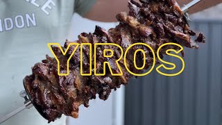 HOW TO MAKE LAMB YIROS  therealgreekchef [upl. by Mahmud]