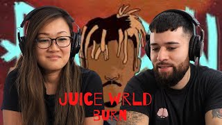 Juice WRLD  Burn Official Music Video  Music Reaction [upl. by Atnovart]