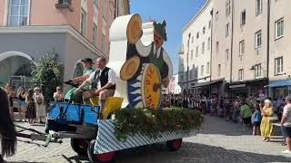 Herbstfest Rosenheim 2024  Festumzug und Einzug auf die Wiesn [upl. by Egbert]