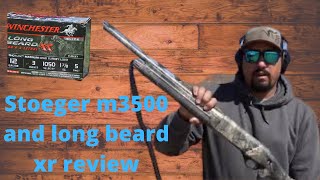 Stoeger m3500 predatorTurkey shotgun and Carlson longbeard xr choke review and pattern testing [upl. by Reniar971]