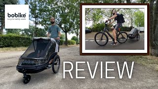 BOBIKE 2 in 1 Trailer  Fahrradanhänger und Buggy aus Holland im Test [upl. by Meluhs]