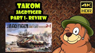 Kit Reviews  135 Takom SdKfz186 Jagdtiger 2 in 1 BLITZ [upl. by Aleunamme639]