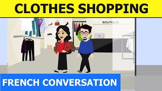 Shopping for clothes  Learn French conversation for beginners  French with Tama lesson 17 [upl. by Sidnee]