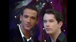 Boy Bands ALLIAGE amp BOYZONE in Duet  quotTE GARDER PRÈS DE MOIquot 1998  French TV  M DRUCKER [upl. by Beth]