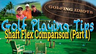 Golf Shaft Flex Comparison Test  Stiff vs Senior vs Regular [upl. by Anirt]