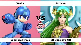 SD Sundays 81 Waltz Mega Man vs BroKen Palutena Kazuya Winners Finals [upl. by Trefler]