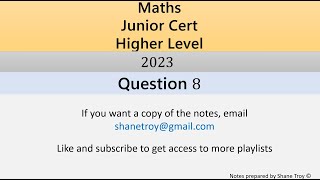 2023 JC HL Question 8 [upl. by Petey670]