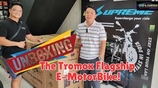 First Look Unboxing the Premium Tromox Ukko S Electric Motorbike goevehicle electricmotorbike [upl. by Lorien]