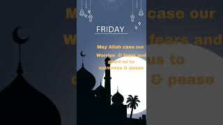 Friday quotes inspirationalquotes islamicshorts whatsappstatus shorts [upl. by Tama]