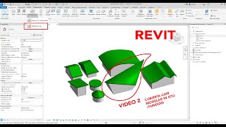 TIPOS DE CUBIERTAS EN REVIT  PARTE 2 [upl. by Ellives690]