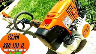 The best gas edger Stihl KM 131 R Kombi power head  FCS KM Straight shaft edger  A TRUE BEAST [upl. by Eciryt]