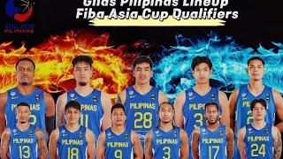 Gilas Pilipinas Roster Window 1  Fiba Asia Cup Qualifiers Lineup [upl. by Lalo816]