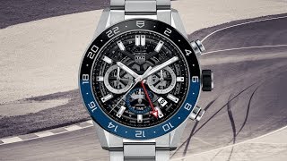 Review Tag Heuer Carrera Calibre Heuer 02 GMT [upl. by Einahets]