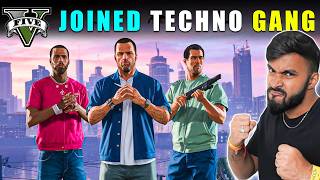 I JOINED TechnoGamerzOfficial GANG IN GTA 5 GRAND RP  GTA 5 GRAND RP [upl. by Ekrub]