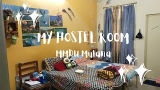 Girls Hostel Room At MMDU Mulana Ambala Vlog13 [upl. by Ynohtn]