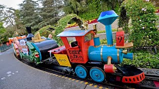 HD Casey Jr Circus Train ride Forward amp Backwards POV  Disneyland Resort [upl. by Sacul]