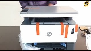 HP Neverstop Laser MFP 1200W Unboxing  Lasertank Printer  LT HUB [upl. by Udele]