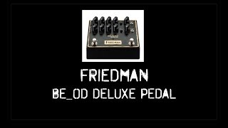 Friedman BEOD Deluxe pedal DEMO [upl. by Thisbee]