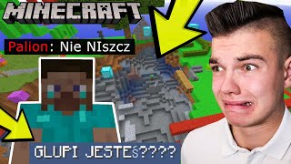 NISZCZE SERWER PALIONA w MINECRAFT 😓 PŁAKAŁ 🤧 Najlepszy Odcinek [upl. by Yblehs]