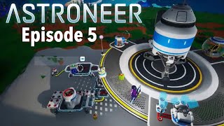 Astroneer Ep5 Starting A Base On An Abandoned Spaceport [upl. by Svend806]