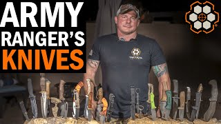 An Army Rangers Lifetime Career in Knives [upl. by Benson762]